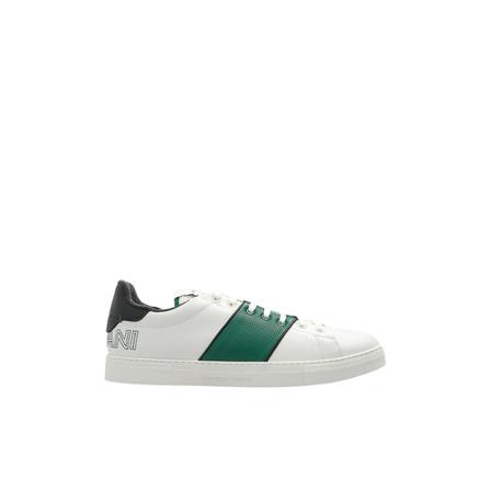 Emporio Armani Sneakers with logo Hvid, Herre, Størrelse: 40 EU