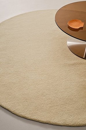 Jotex - Rund Ullmatta 200 Cm Ull Naturvit Enfärgat ASIA - Köp Ullmattor hos Jotex