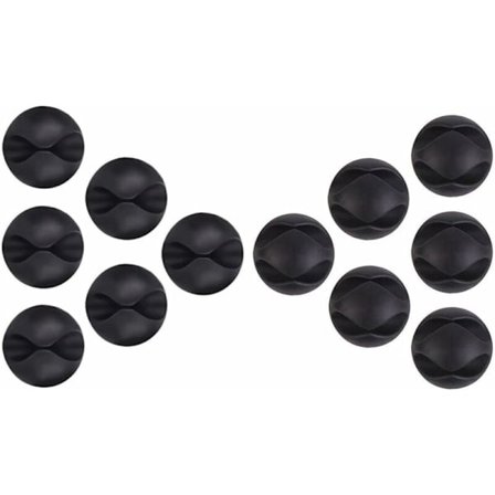 Seinälle kiinnitettävät kaapelipidikkeet ja -siteet 12 kpl kestäviä kaapelipidikkeitä, kaapelijärjestin