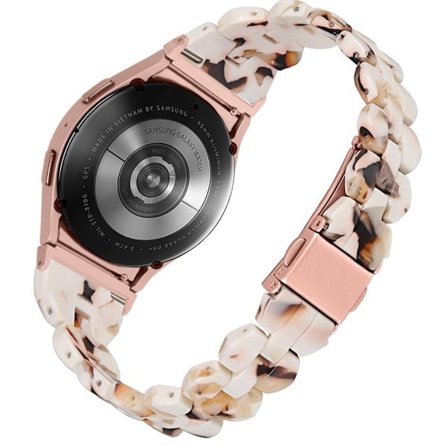 Samsung Galaxy Watch 5 / 4 klockarmband i resinstil - Nougat