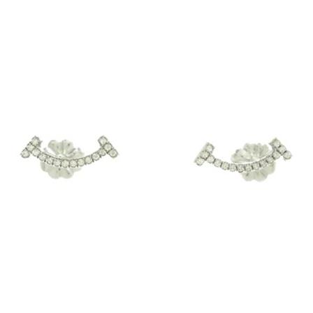 Tiffany & Co. Pre-owned Pre-owned White Gold earrings , Grijs , Dames , Maat: ONE Size