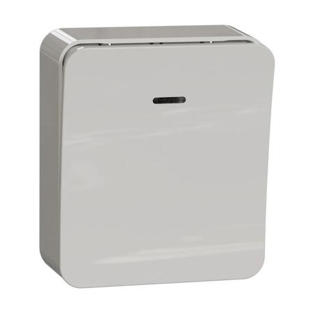 Schneider Electric WDE015551 Parallelltryckknapp separat lampkrets, LED, Strömbrytare & vägguttag