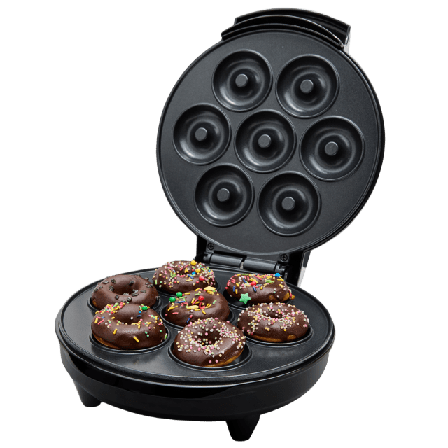 Champion Nordic Donut Maker Ceramic 7 Munkar Bakredskap Svart