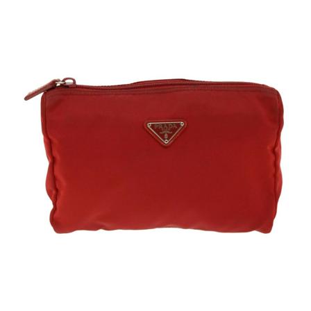 Prada Vintage Pre-owned Clutches röd, Dam Vintage Väskor, Dam, Storlek: ONE SIZE