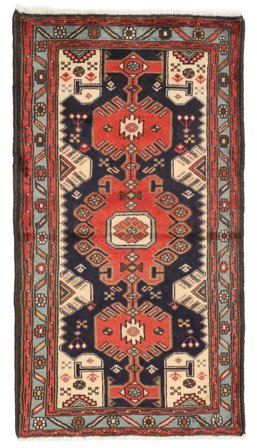 Medallion Small Hamadan Rug 80X145 Wool