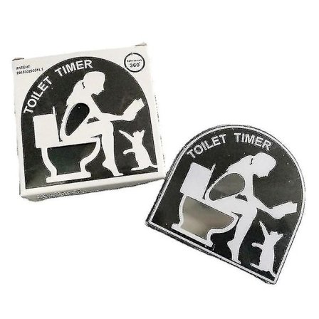 Kreativ toalett-timer nedtellingsmaskin mekanisk alarmklokke baderomverktøy kvinner