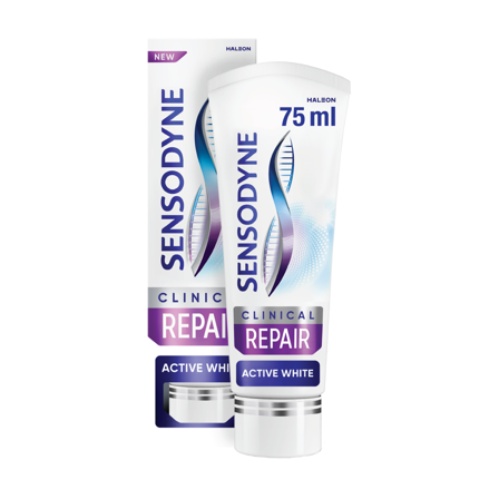 Sensodyne Clinical Repair Active White Tannkrem, 75 ml