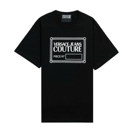 Versace Jeans Couture, T-shirt Zwart, Heren, Maat:M