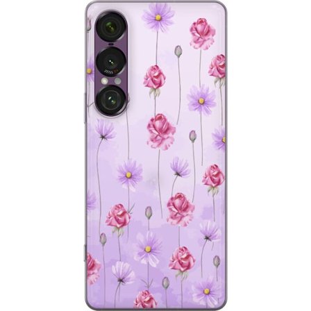 Yhteensopiva Puhelinkuori Sony Xperia 1 VII Petal Reverie Lilac Mist