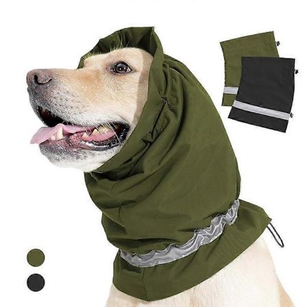 Vandtæt Hundeørebeskyttelse, Reflekterende Hundeørebeskyttelse, Kæledyrsartikler til Angstdæmpning, Hunde- og Kattøj til Udendørs Aktiviteter[HK]