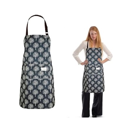 1 PVC PVC-esiliina naisille taskuilla, vedenpitävä keittiöesiliina kokki kokkien kerrossänkyesiliinat.