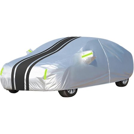 Halv Bilöverdrag Kompatibelt med Tesla Model Y Model X Model S Model3, Bilöverdrag Anti-hagel Halv Bilöverdrag Vattentätt Dammtätt UV-beständigt - 