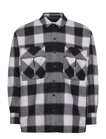 Over D Buffalo Check Shirt Patterned Calvin Klein Jeans