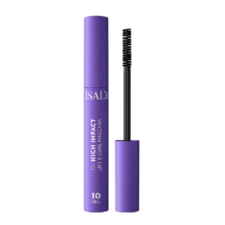 IsaDora The 10 sec High Impact Lift & Curl Mascara Black Unisex Svart 9ML