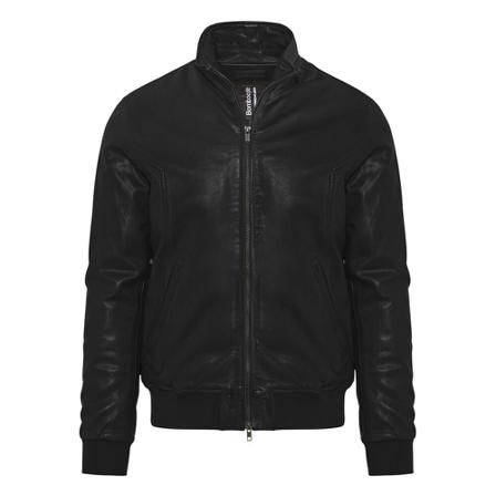 BomBoogie Chel Leather Jacket , Zwart , Heren , Maat: 2XL