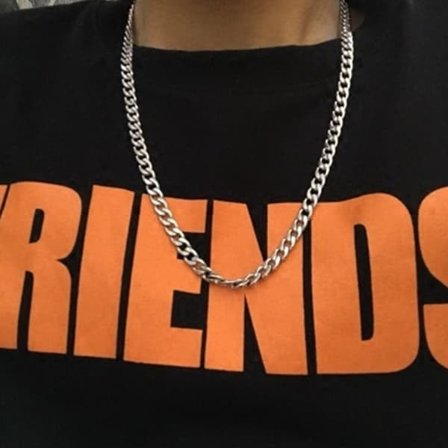 Halsband 5mm Tjock Kedja Länk Silver 55cm – pa