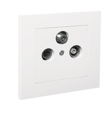 ELKO Plus Antenne m/sat 3dB Polarhvit