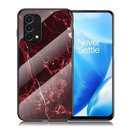 Fantasy Marble OnePlus Nord N200 5G cover - Blodrød Marmor