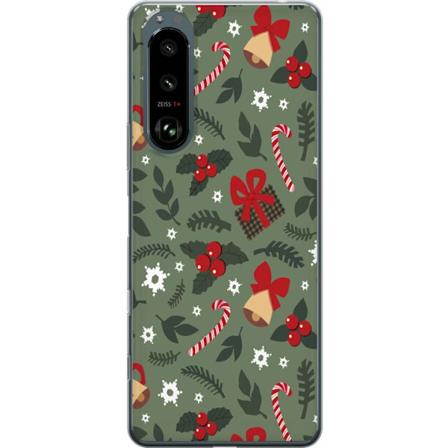 Sony Xperia 5 III Gjennomsiktig deksel God Jul mønster