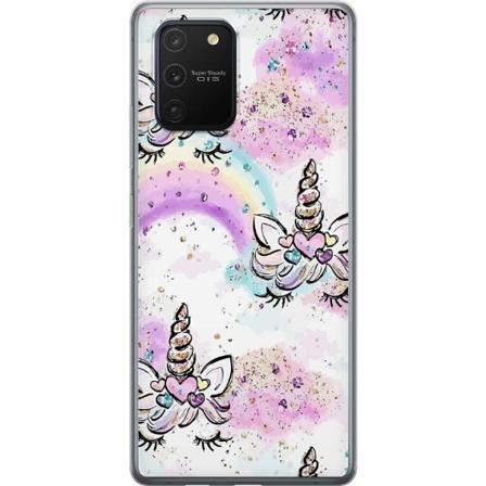 Samsung Galaxy S10 Lite Genomskinligt Skal Enhörning