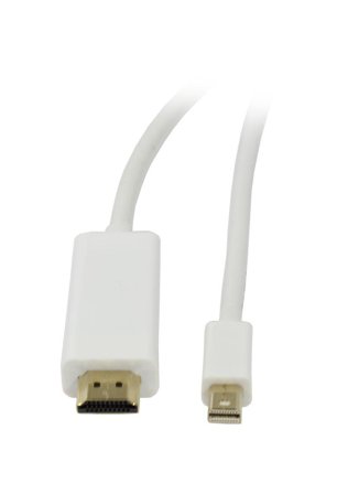 SYNERGY Kabel Video DisplayPort mini 1.2 => HDMI 2.0, ST/ST, 2m, Ultra HD 4K@60hz 4:4:4, 8 Bit HDR, Synergy 21