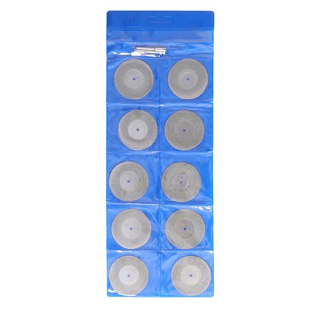 10 STK 50mm Tunna Diamantkapskivor Runda Slipskivor för Trä Metall Sten