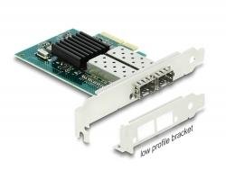 Delock nettverksadapter - PCIe x4 - Gigabit SFP x 2