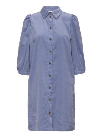 Kaeva Corduroy Dress Blue Kaffe