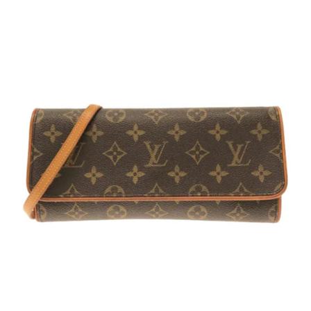 Louis Vuitton Vintage, Pre-owned Canvas louis-vuitton-bags Bruin, Dames, Maat:ONE Size