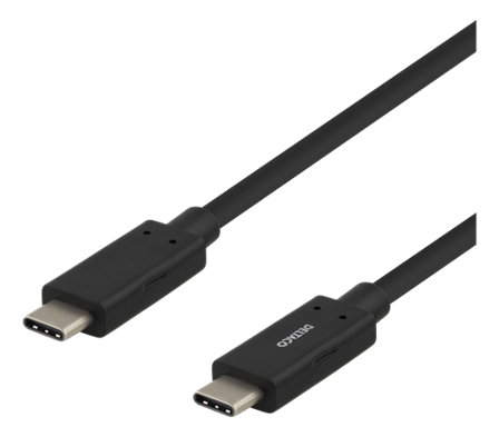 Deltaco USBC-1053M - USB type C-kabel - USB-C til USB-C - 0.5 m