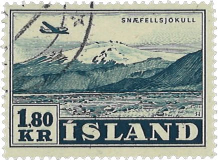 Island 1952 - AFA 279 - Stemplet