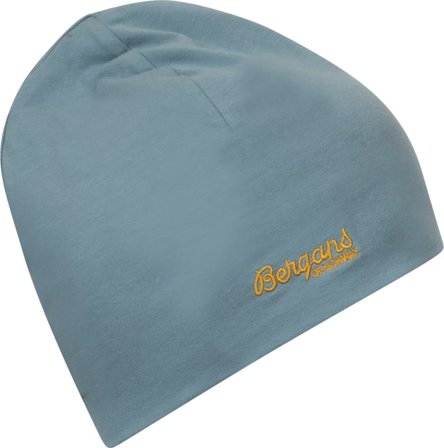 Bergans Youth Cotton Beanie Children beanies Blue OneSize