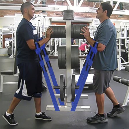 Flytte- og løftestropper Flyttebærestropp 2 personer Møbeltransportstropp Flytte- og løftestropp Håndteringsstropper Løftestropp Opptil 380 kg Bl