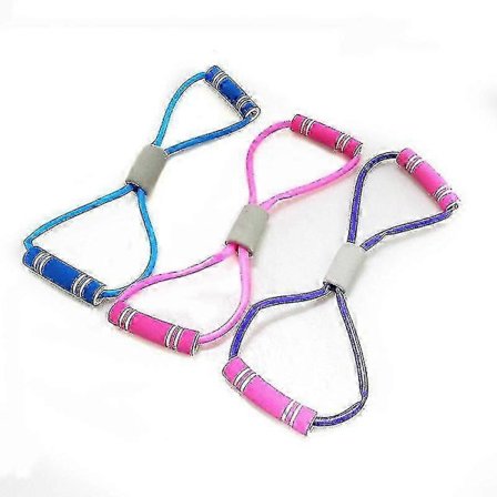 Trækbånd til fitness 8-formet resistensværktøj med håndtag