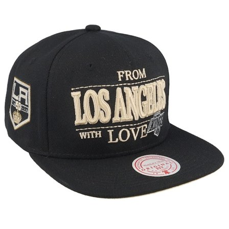 Mitchell & Ness - NHL Nero snapback Cappellino - Los Angeles Kings With Love Black Snapback @ Hatstore