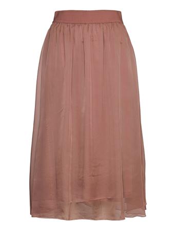 Coralsz Skirt Knälång Kjol Rosa Saint Tropez
