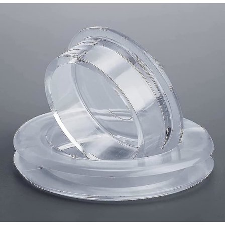 Parasollhullring og -hette sett (gjennomsiktig, 2 sett)
