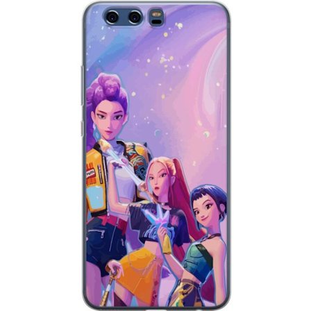 Kompatibelt Mobildeksel til Huawei P10 Futuristiske popdamer i neonfarger med magiske detaljer mot en drømmeaktig galaksebakgrunn