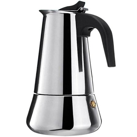 Moka-kanna, Espresso-maskin i Rostfritt Stål (450 ml), Kaffebryggare