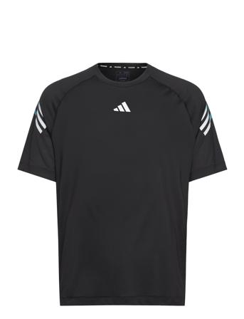 Ti 3S Tee T-shirts Short-sleeved Svart Adidas Performance*Betinget Tilbud