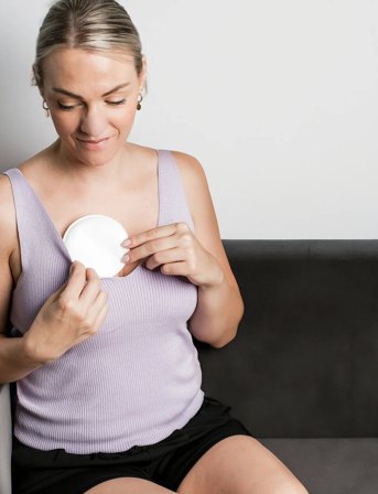 Reer Reer Mama Washable Nursing Pads - White - ONE SIZE