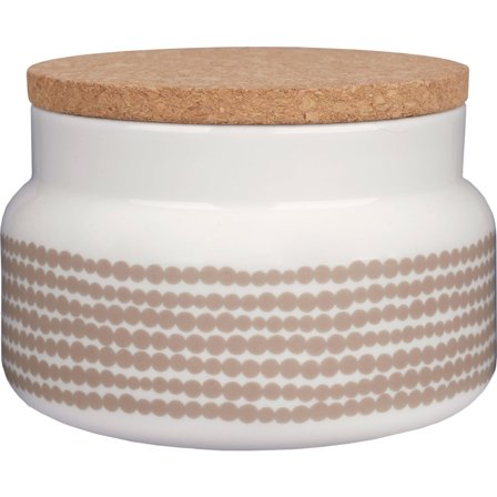 Marimekko Siitolapuuthara burk med lock, 0,7 liter | Inredning > Vaser & Krukor > Kruka | Bagaren och Kocken