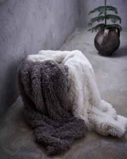 Pelsplaid Polar 130x170 cm Off-white