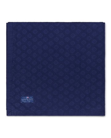 Lexington Diamant-Jacquard Tagesdecke aus Bio-Baumwolle
