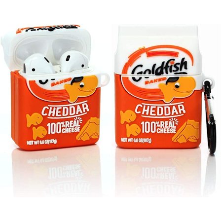 Tegneserie blød silikone cover kompatibel med AirPods 2 og 1 - Cut