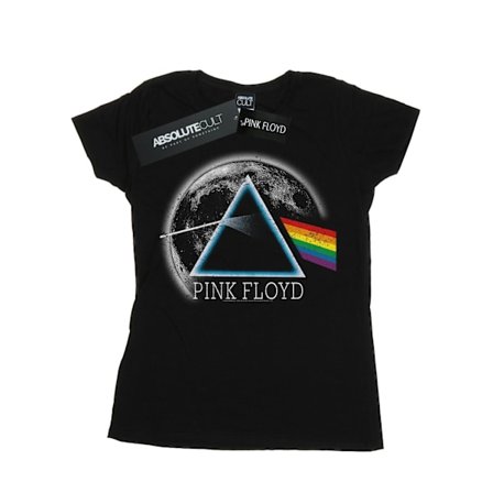Pink Floyd Dam mörkret på månen Distressed bomull T-shirt