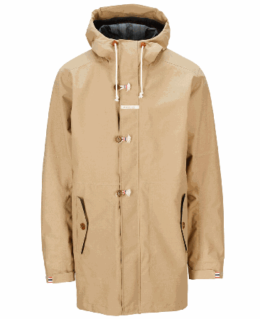 Amundsen Fogg's Rain Parka Mens Khaki