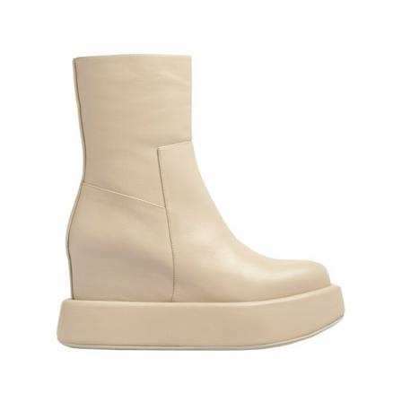 Paloma Barceló Ankle Laarzen Frida , Beige , Dames , Maat: 36 EU Enkellaarsjes