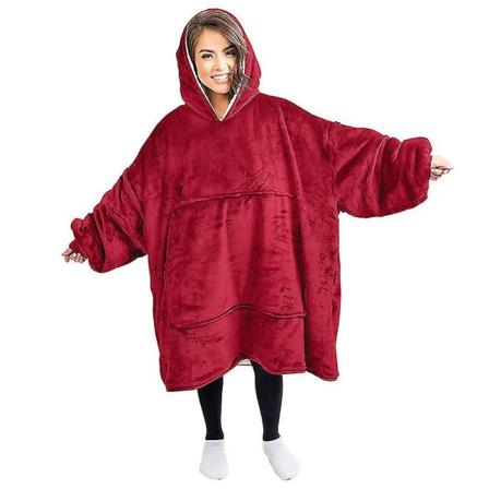 Aikuisten mallin hupparihuppari Super pehmeä lämmin puettava huppari, one size style 4