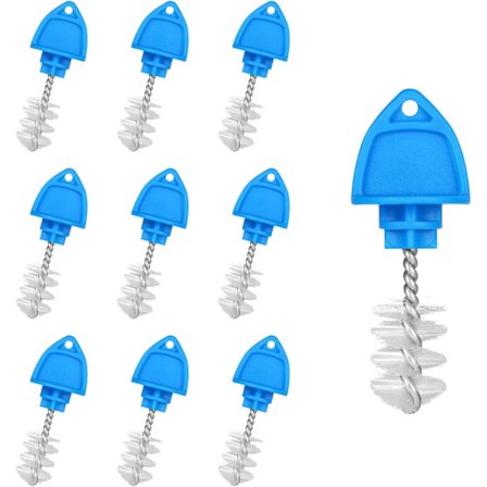 10 st ölkranborstar, ölkranborste i plast, rengöringsborstar